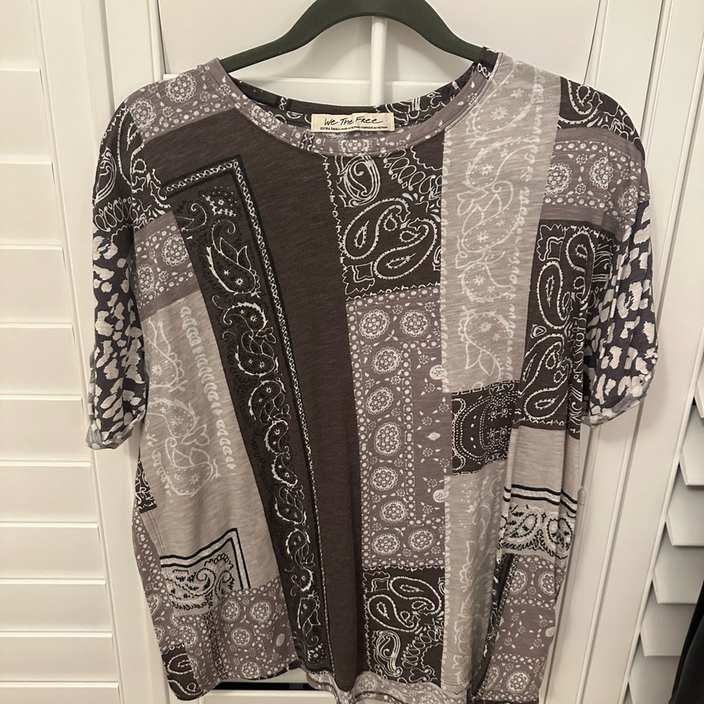 Free people boxy tee
